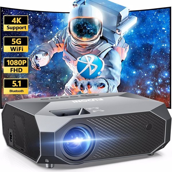 Projector With 5G WiFi And Bluetooth